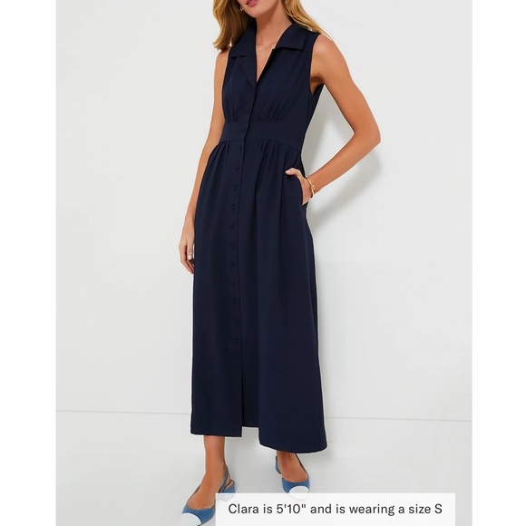 Tuckernuck | Dresses | Pomander Place Navy Sleeveless Noelle Maxi Dress
